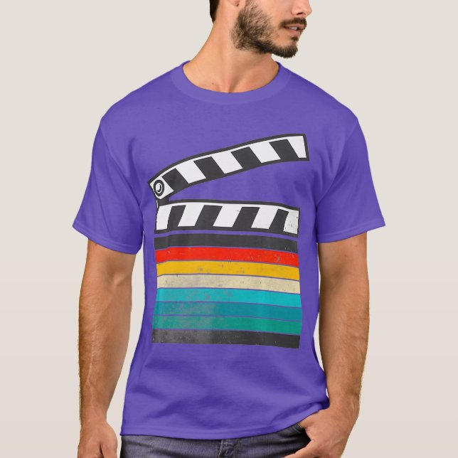 T-shirt Vidéographes cinéastes rétro (Devant)