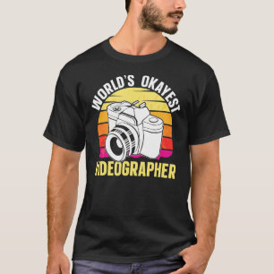 T-shirt Vidéographie Rétro Sunset World Okayest Vidéograph