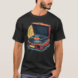 T-shirt Vidéos du lecteur de vinyle rétro