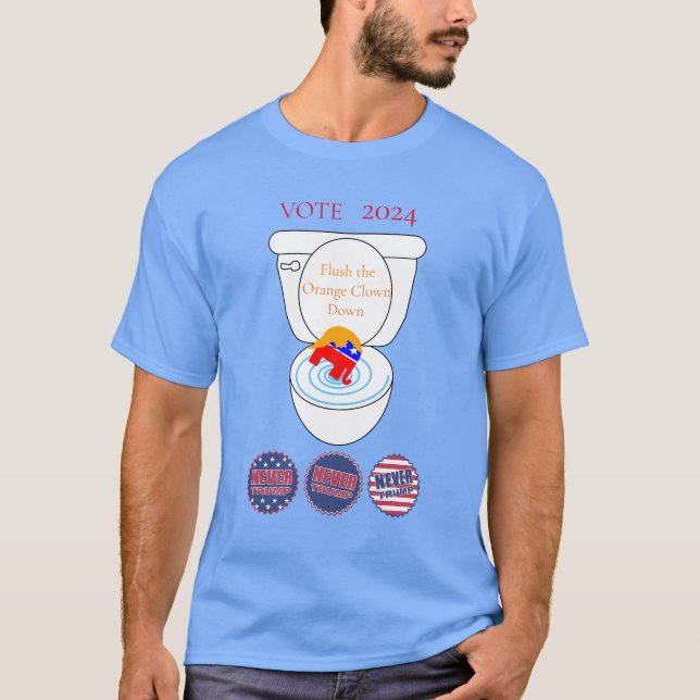T-shirt Vider Le Clown Orange Thunder_Cove (Devant)