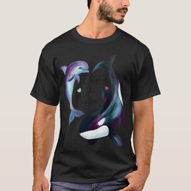 T-shirt Videz les réservoirs (Devant)