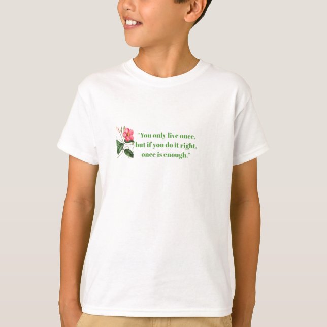 T-shirt vie (Devant)