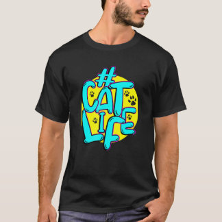 T-shirt Vie adorable de chats