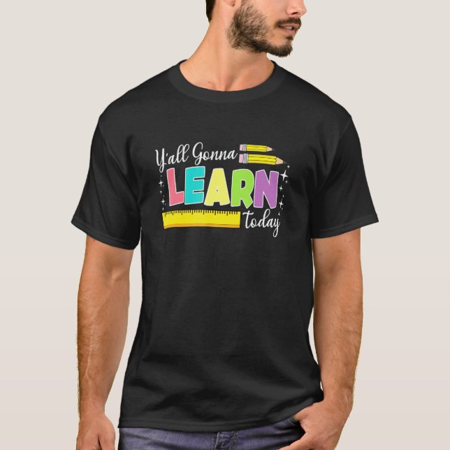 T-shirt Vie Batterie D'Un Enseignant Vie (Devant)