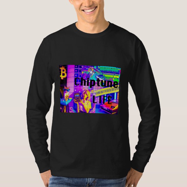T-shirt Vie Chiptune (Devant)