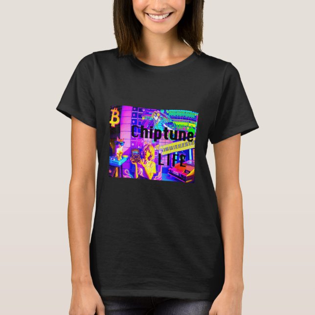 T-shirt Vie Chiptune (Devant)