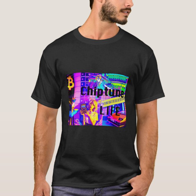 T-shirt Vie Chiptune (Devant)