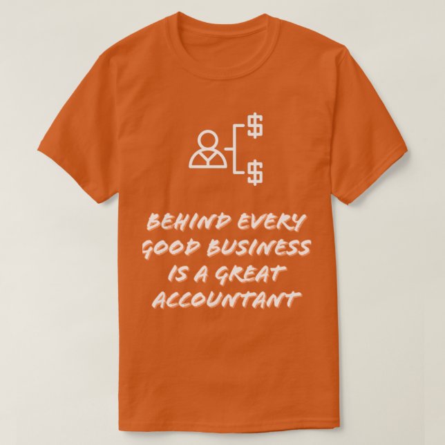 T-shirt Vie comptable (Design devant)