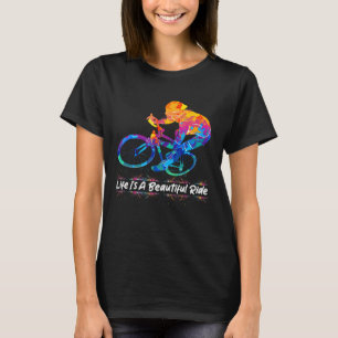T-shirt Vie Cycliste Est Un Beau Vélo À Vélo À Vélo SC