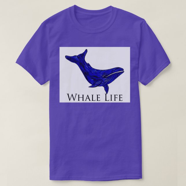 T-shirt Vie de baleine (Design devant)