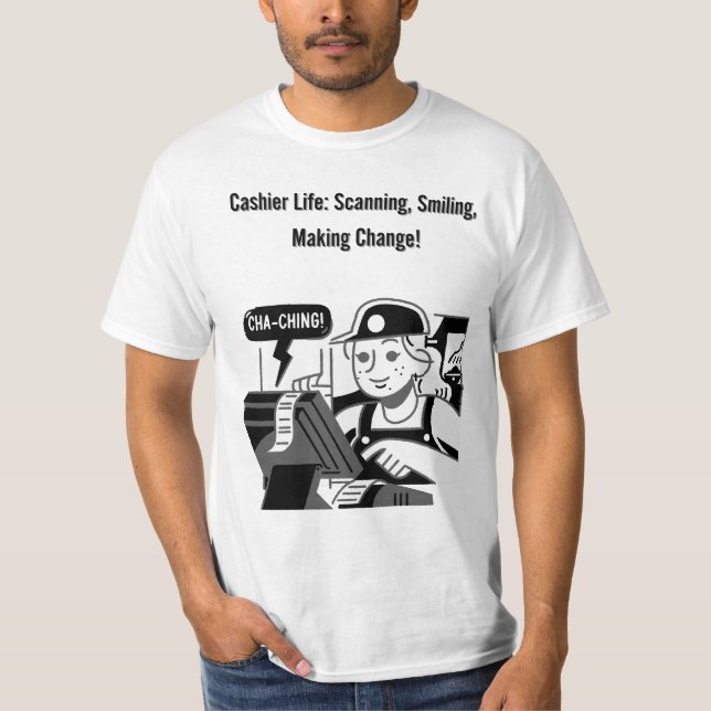 T-shirt vie de caisse (Devant)