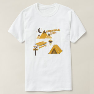 T-shirt Vie de camping en bosniaque - kampiranje život