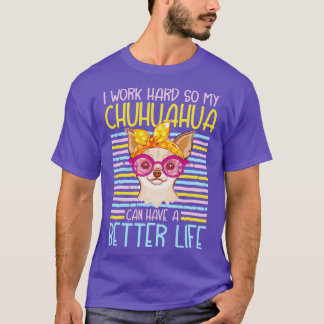 T-shirt vie de chuahuahua
