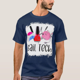 T-shirt Vie de clou mignon technicien de l'ongle manicuris