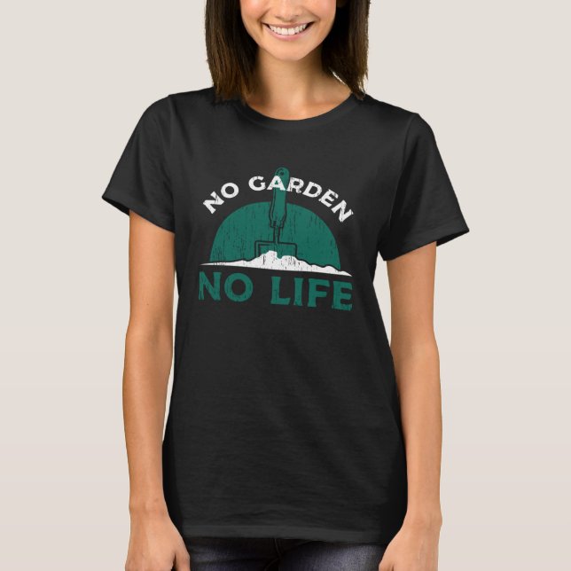 T-shirt Vie de jardin (Devant)