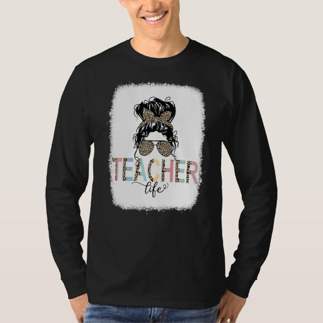 T-shirt Vie de l'enseignant Bleached Vie de l'enseignant R (Devant)