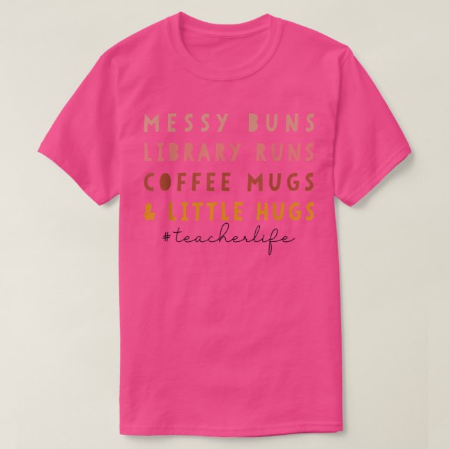 T-shirt Vie de l'enseignant Funny PréK Enseignants préscol (Design devant)