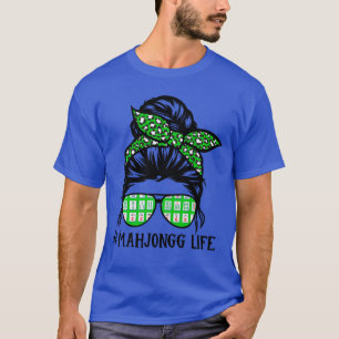 T-shirt Vie de Mahjong Bonnets Dérangés pour Femmes Planch