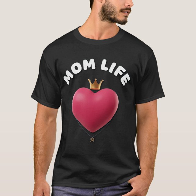 T-shirt Vie de maman (Devant)