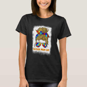 T-shirt Vie de maman autiste féminine Fouillis dans les ch