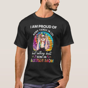 T-shirt Vie de maman autiste Fête des mères Sensibilisatio