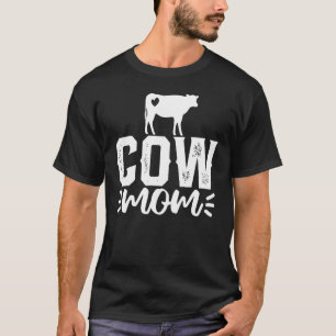 T-shirt Vie de maman vache Fille d'agriculteur Fête des mè