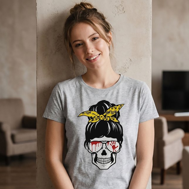 T-Shirt Vie de Maman Véritable Crime (Créateur téléchargé)