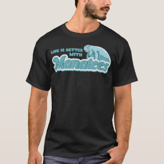 T-shirt Vie de Manatees Animaux de la mer Nature