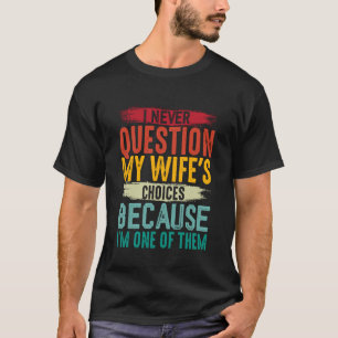 T-shirt Vie de Marié Humour de Couple Humour de Mari Amour