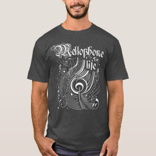 T-shirt Vie de Mellophone à musique ondulée