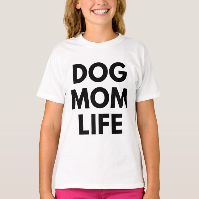 T-SHIRT VIE DE MÈRE DE CHIEN (Devant)