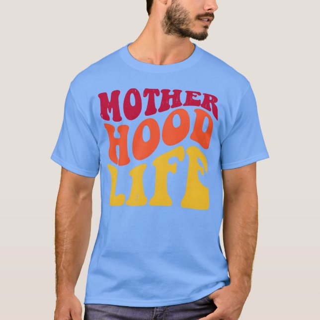 T-shirt vie de mère drôle (Devant)