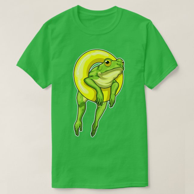 T-shirt Vie de natation de grenouille (Design devant)