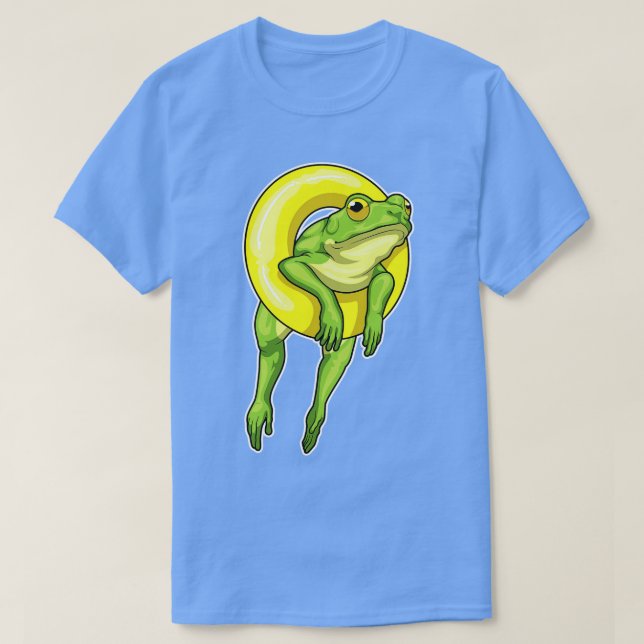 T-shirt Vie de natation de grenouille (Design devant)