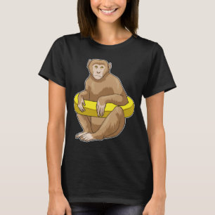 T-shirt Vie de natation de singe