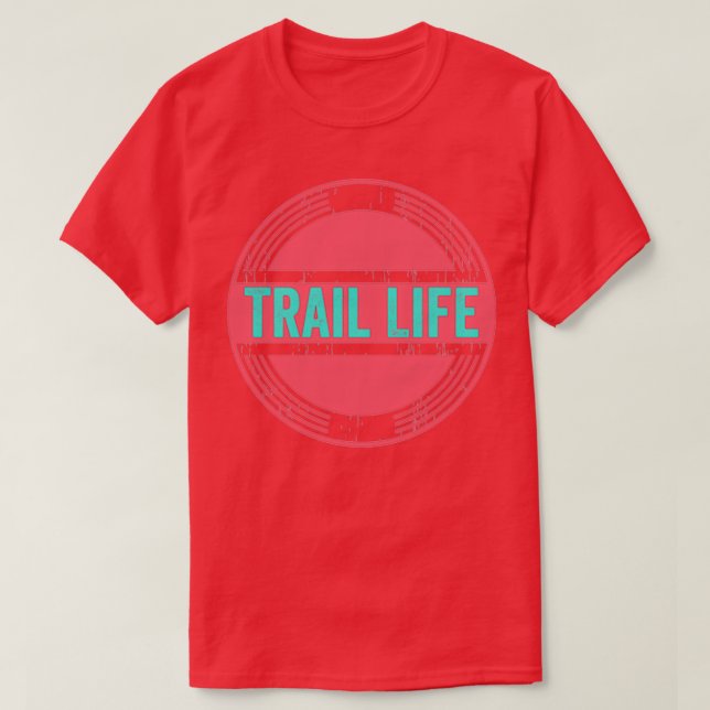 T-shirt Vie de piste Corail (Design devant)