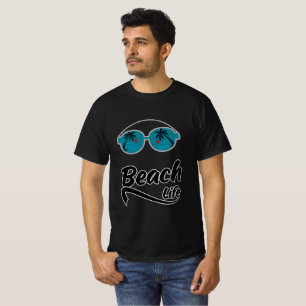 T-shirt Vie de plage été