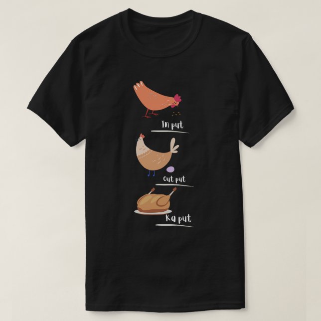 T-shirt vie de poulet (Design devant)