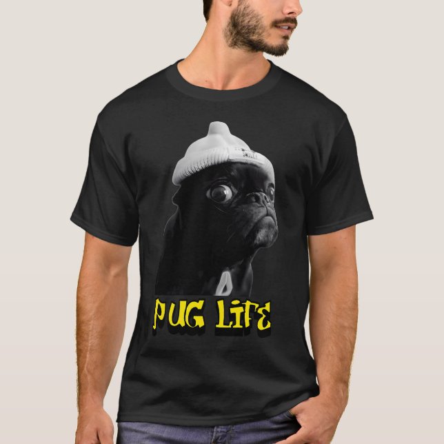 T-shirt Vie de Pug (Devant)