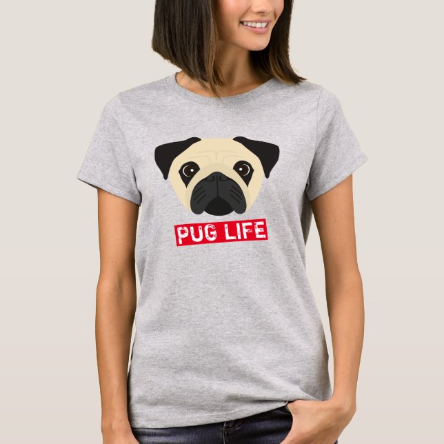T-shirt Vie de Pug (Devant)
