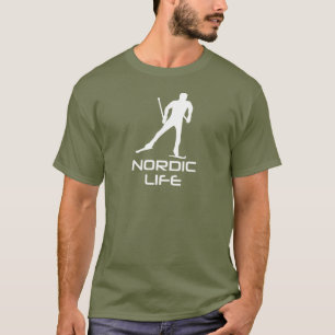 T-shirt Vie de ski nordique