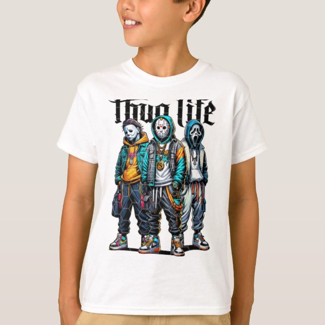 T-SHIRT VIE DE THUG (Devant)