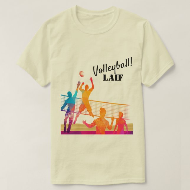 T-shirt Vie de volley-ball (Design devant)
