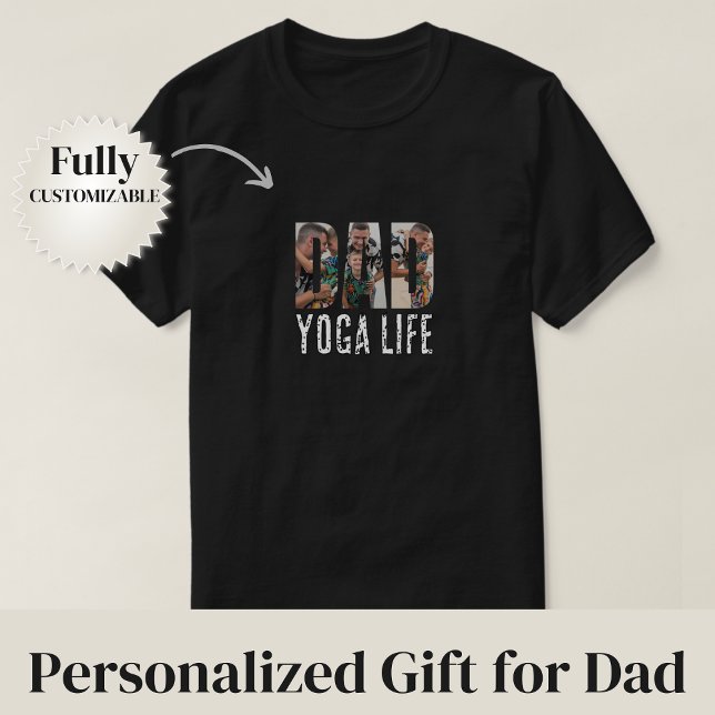 T-shirt Vie de yoga papa (Dad Yoga Life T-Shirt)