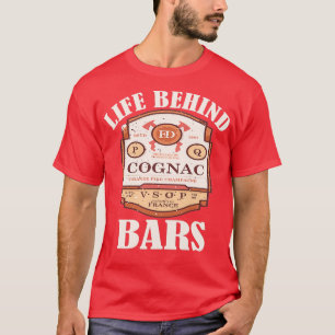 T-shirt Vie Derrière Bars Bartender Barkeeper Barmaid