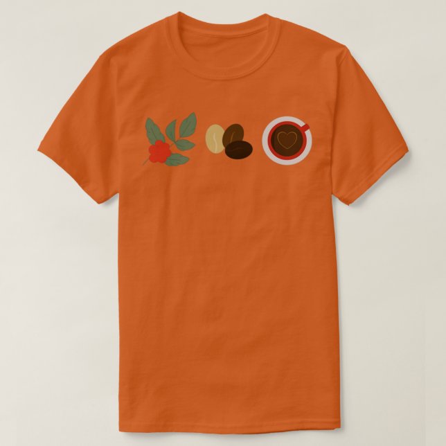 T-shirt Vie du café (Design devant)