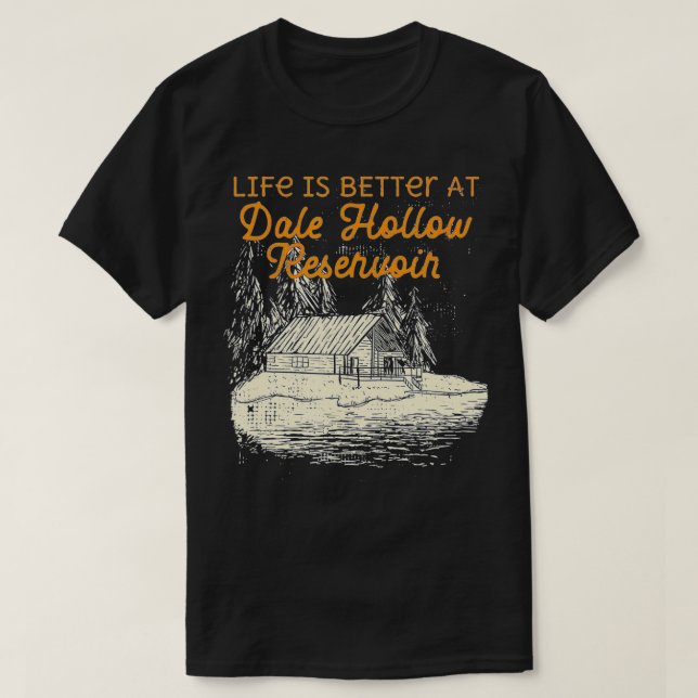 T-shirt Vie du lac Dale Hollow (Design devant)