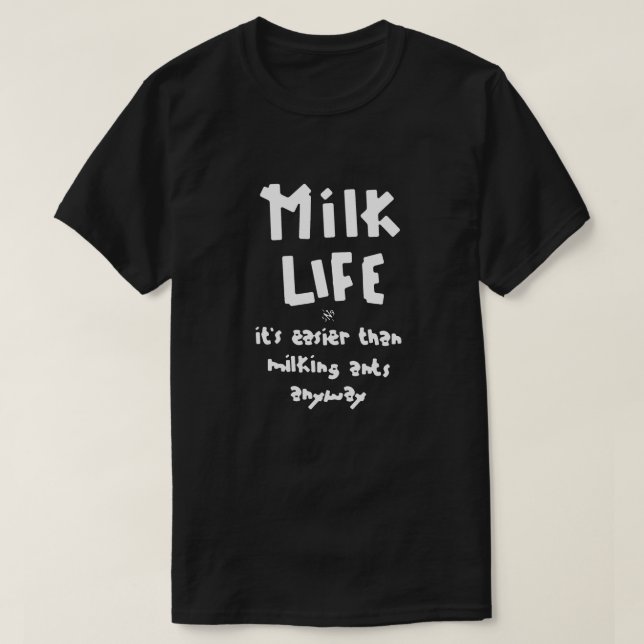 T-shirt Vie du lait ! (Design devant)