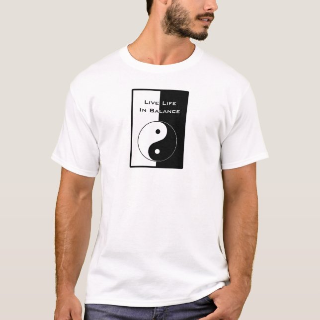 T-shirt Vie en équilibre (Devant)