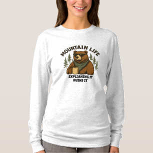 T-shirt Vie en montagne L'expliquer la gâche